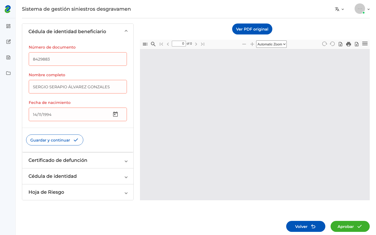Gestion page